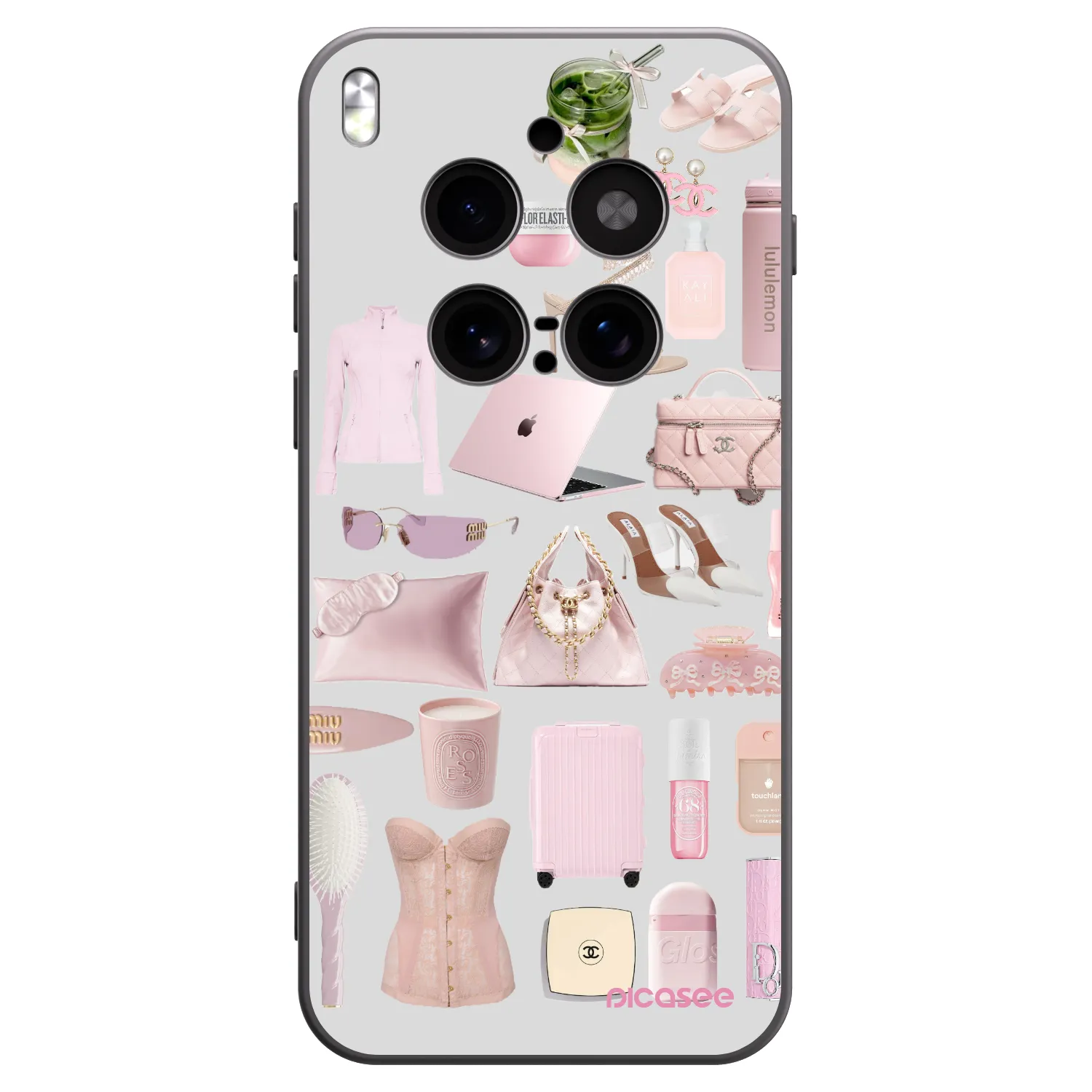 Picasee husă neagră din silicon pentru Vivo X300 Pro - Glam Babe