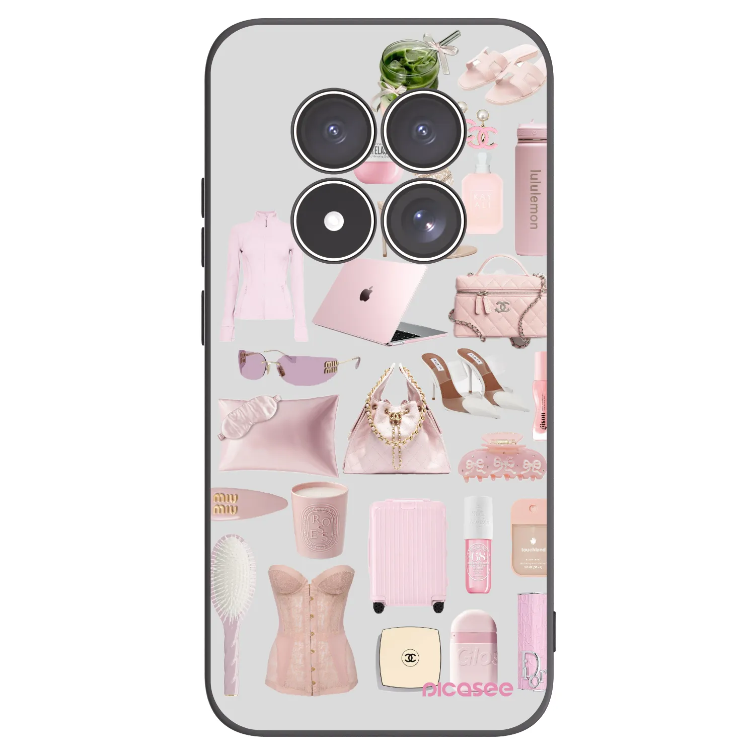 Picasee husă neagră din silicon pentru Xiaomi Redmi Note 15 Pro 5G - Glam Babe