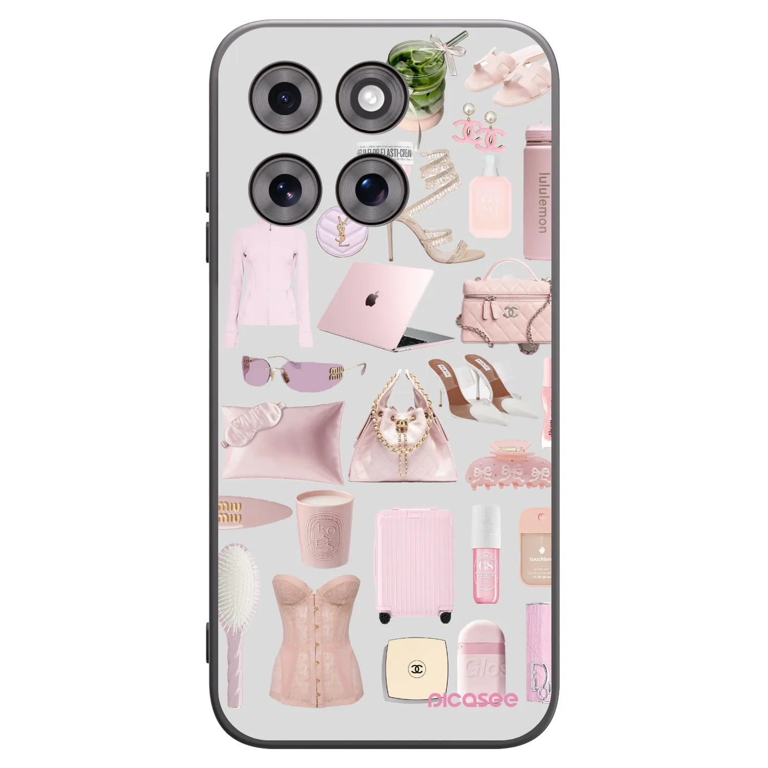 Picasee husă neagră din silicon pentru Motorola Moto G77 - Glam Babe