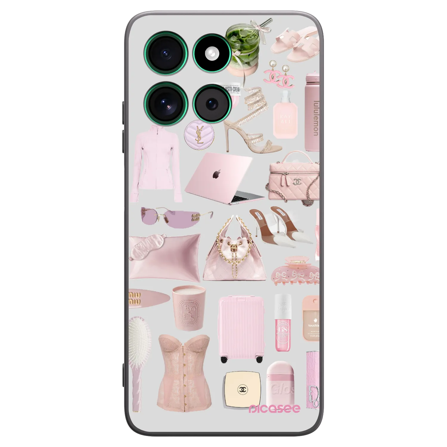 Picasee husă neagră din silicon pentru Motorola Moto G57 Power - Glam Babe