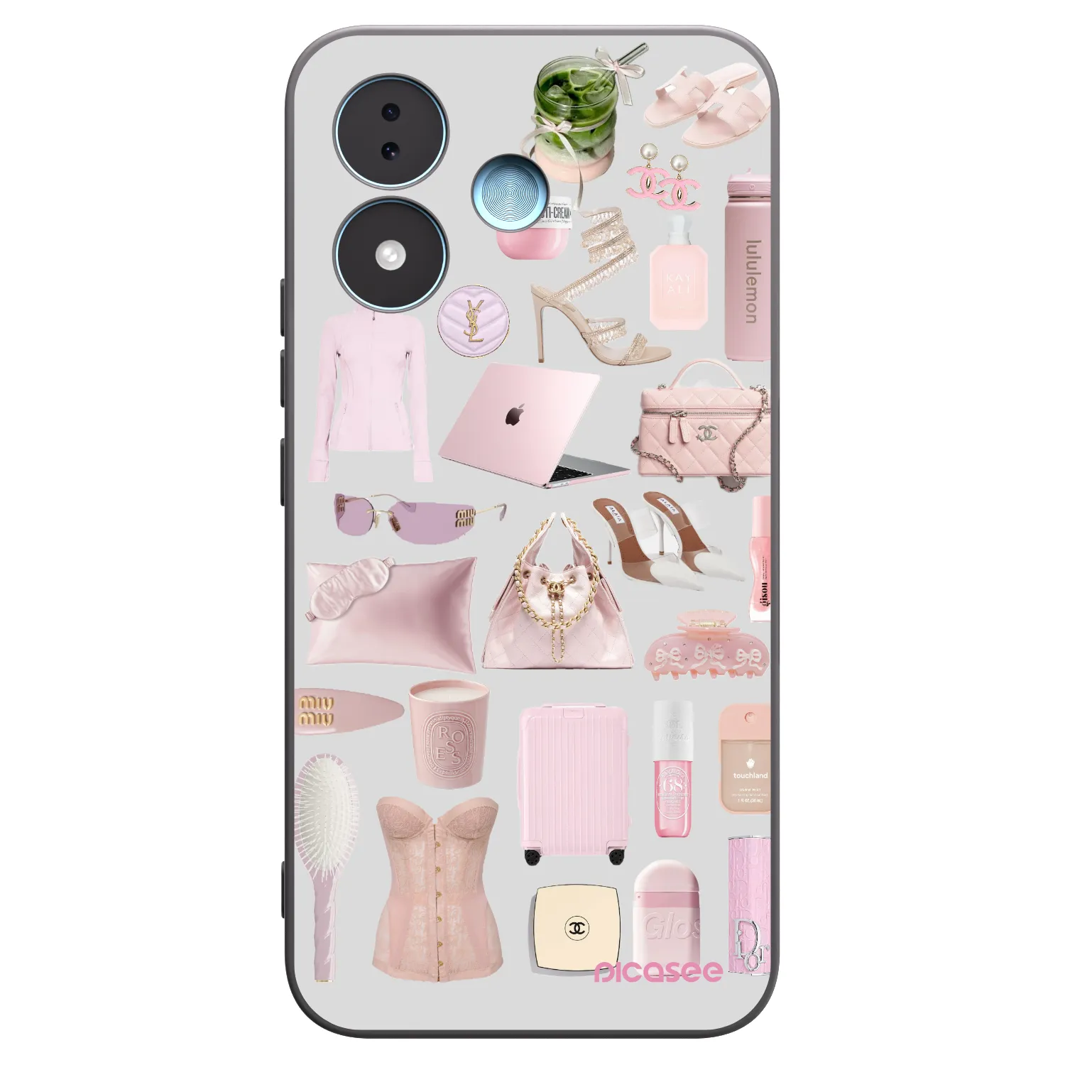 Picasee husă neagră din silicon pentru Xiaomi Redmi Note 17 5G - Glam Babe