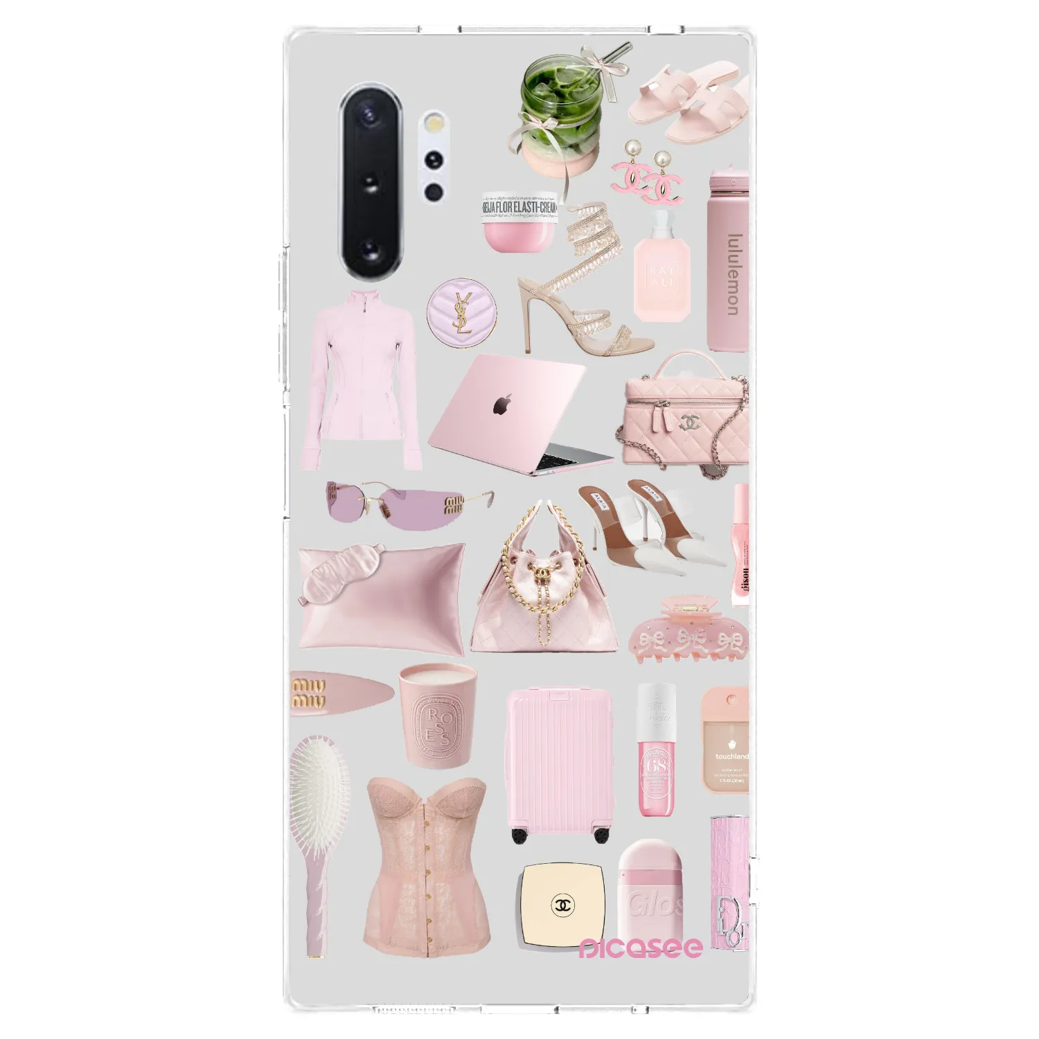 Picasee husă transparentă din silicon pentru Samsung Galaxy Note 10+ N975F - Glam Babe