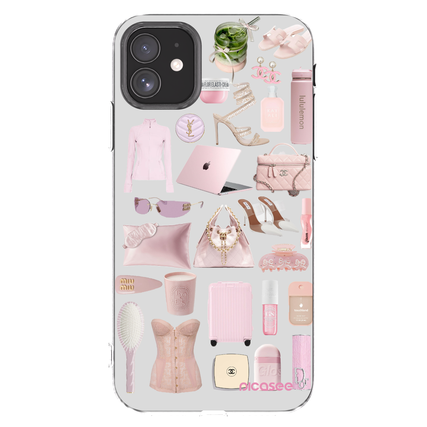 Picasee husă transparentă din silicon pentru Apple iPhone 11 - Glam Babe
