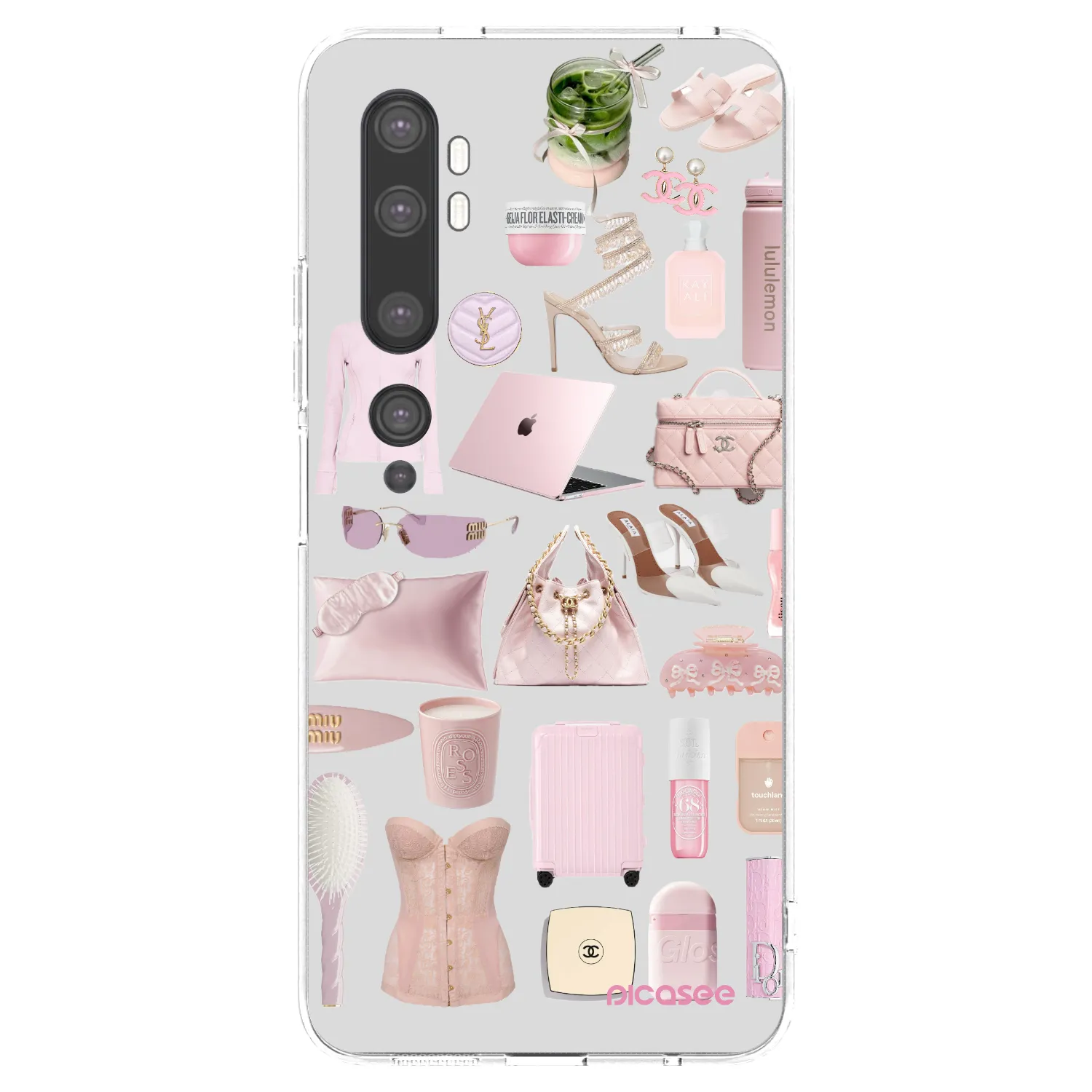 Picasee husă transparentă din silicon pentru Xiaomi Mi Note 10 (Pro) - Glam Babe