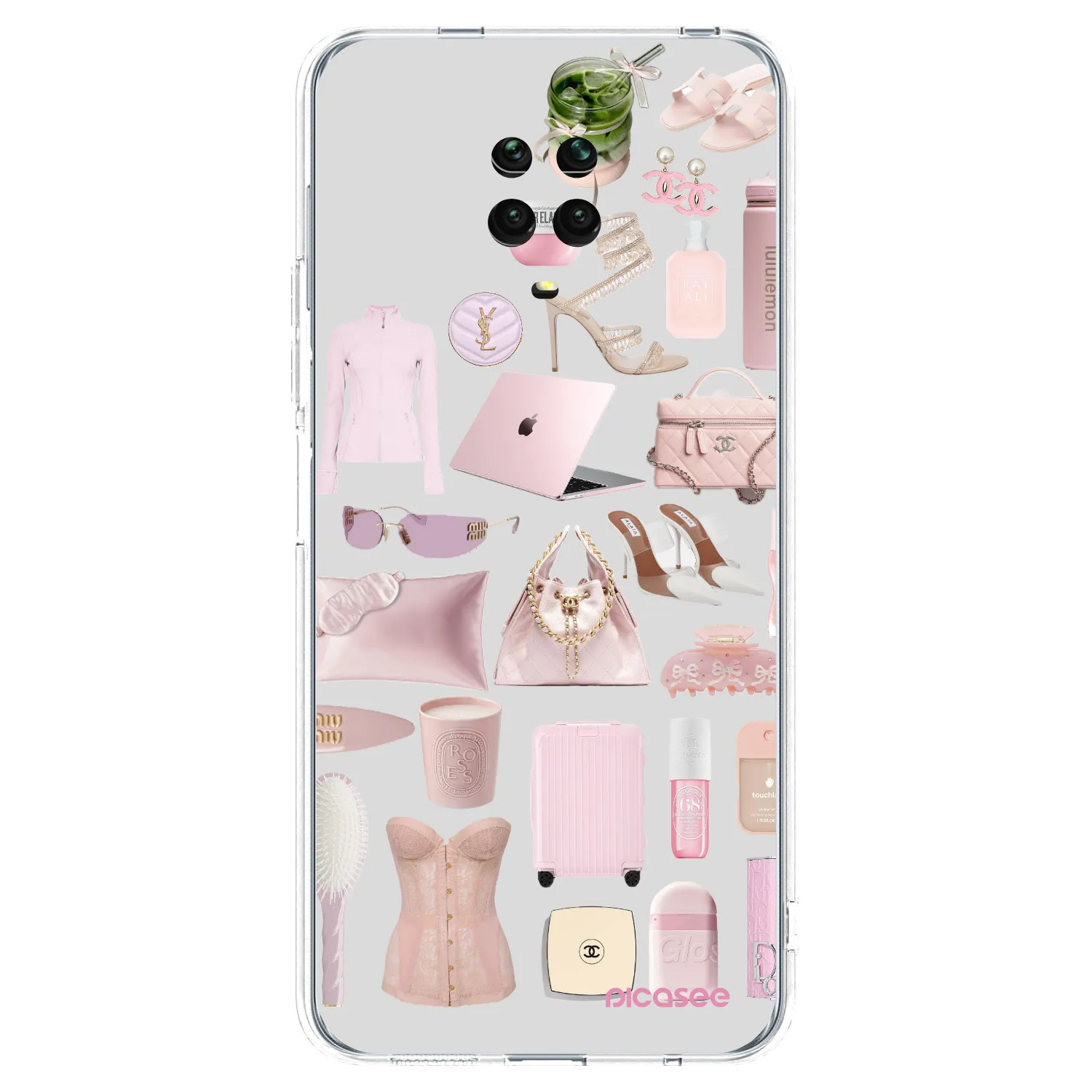 Picasee husă transparentă din silicon pentru Xiaomi Redmi Note 9S - Glam Babe