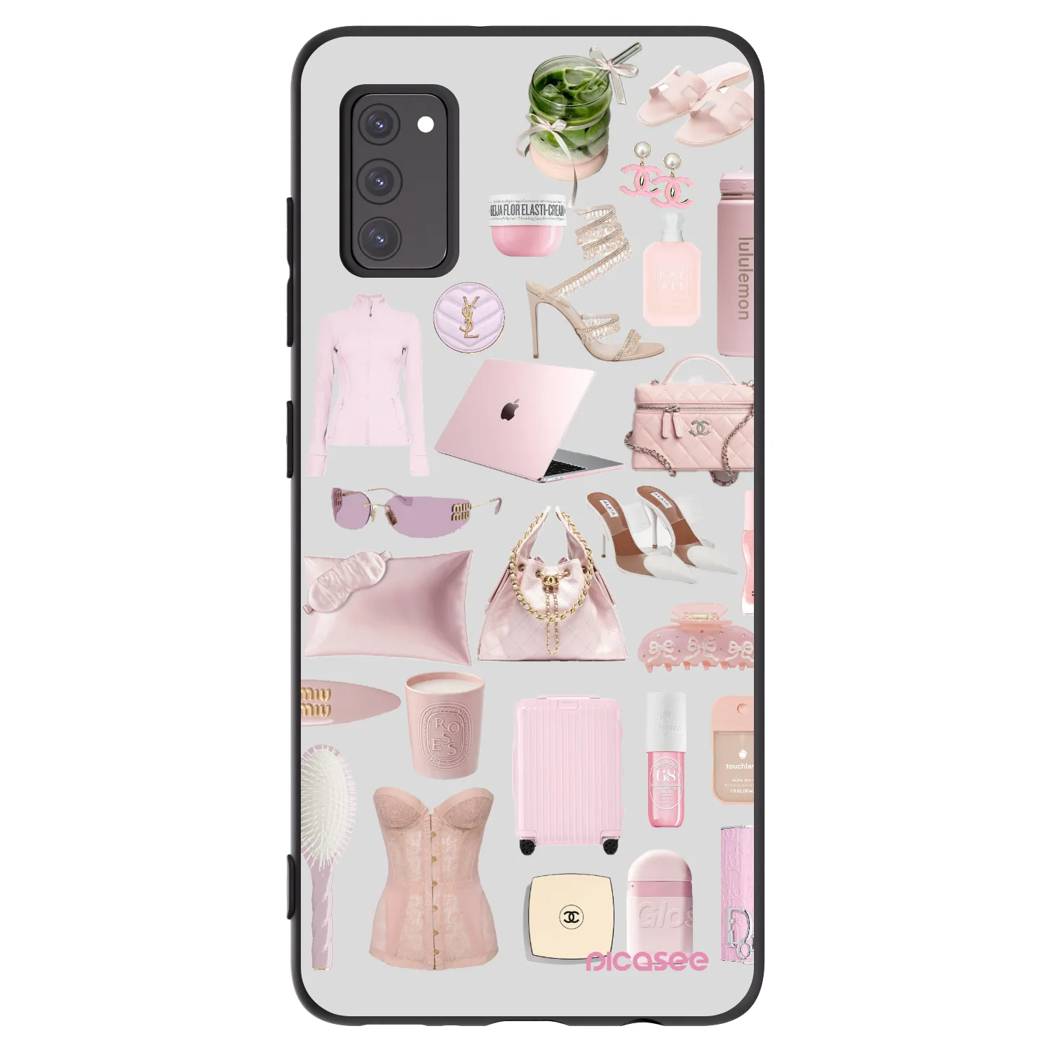Picasee husă neagră din silicon pentru Samsung Galaxy A41 A415F - Glam Babe