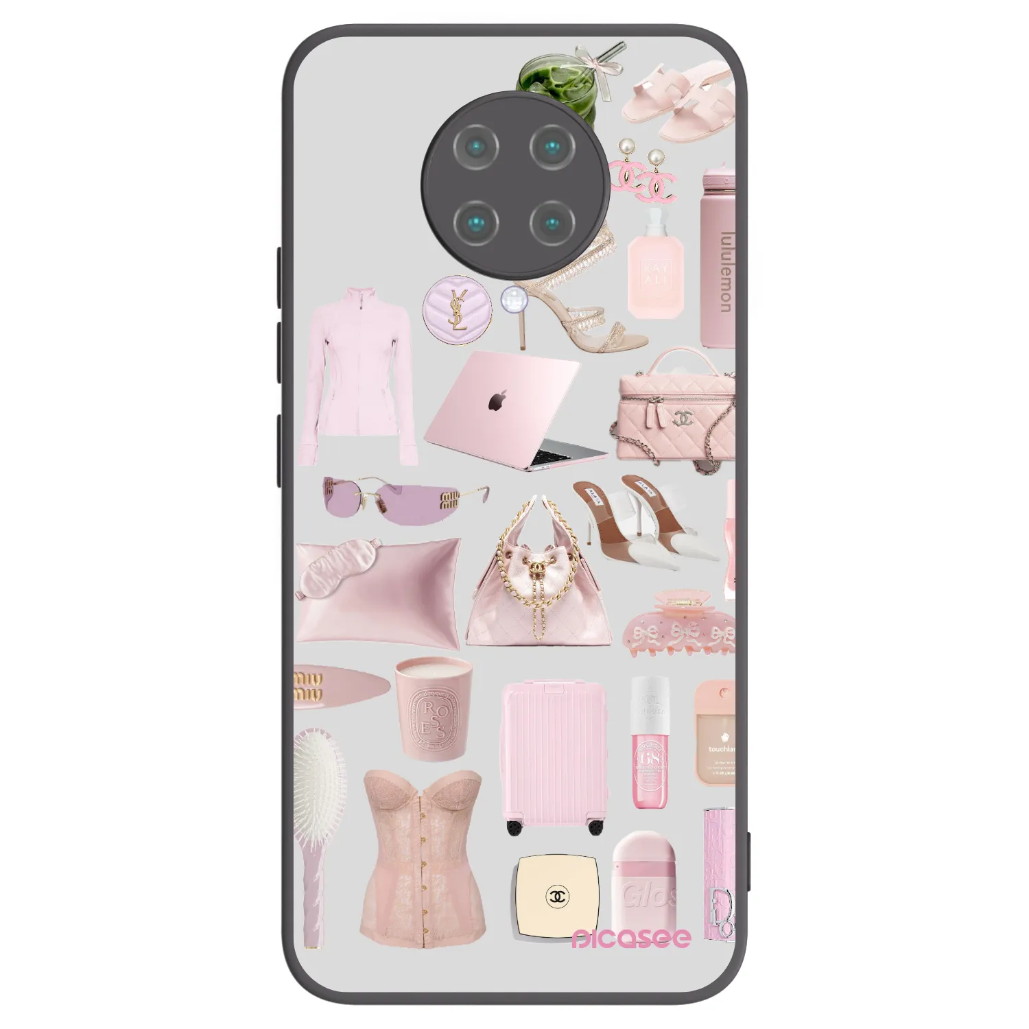 Picasee husă neagră din silicon pentru Xiaomi Poco F2 Pro - Glam Babe