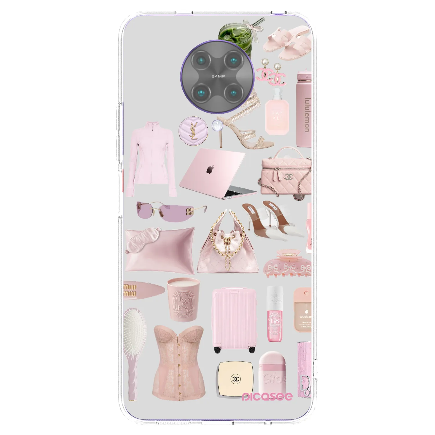 Picasee husă transparentă din silicon pentru Xiaomi Poco F2 Pro - Glam Babe