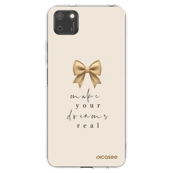Picasee husă transparentă din silicon pentru Huawei Y5P - Golden Dream