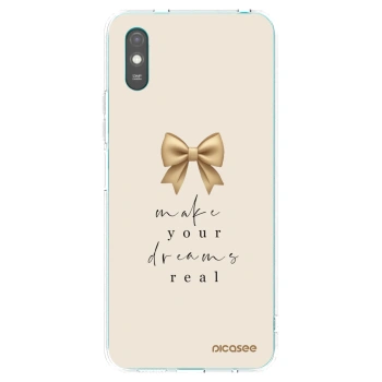 Picasee husă transparentă din silicon pentru Xiaomi Redmi 9A - Golden Dream