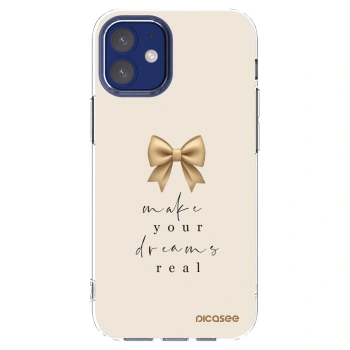 Picasee husă transparentă din silicon pentru Apple iPhone 12 mini - Golden Dream