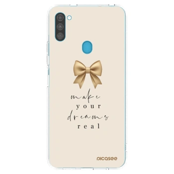 Picasee husă transparentă din silicon pentru Samsung Galaxy M11 - Golden Dream