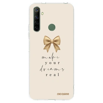 Picasee husă transparentă din silicon pentru Realme 6i - Golden Dream