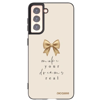 Picasee husă neagră din silicon pentru Samsung Galaxy S21 5G G991B - Golden Dream