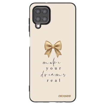 Picasee husă neagră din silicon pentru Samsung Galaxy A12 A125F - Golden Dream