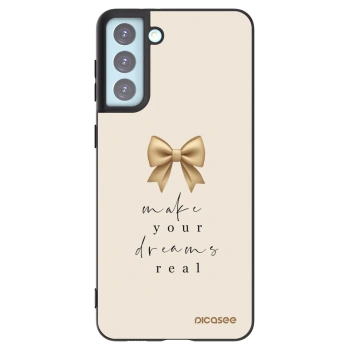 Picasee husă neagră din silicon pentru Samsung Galaxy S21+ 5G G996F - Golden Dream