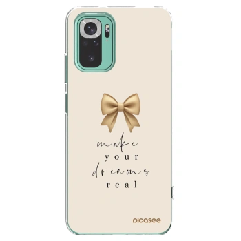 Picasee husă transparentă din silicon pentru Xiaomi Redmi Note 10 Pro - Golden Dream