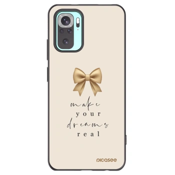 Picasee husă neagră din silicon pentru Xiaomi Redmi Note 10 Pro - Golden Dream