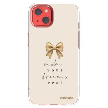 Picasee husă transparentă din silicon pentru Apple iPhone 13 - Golden Dream