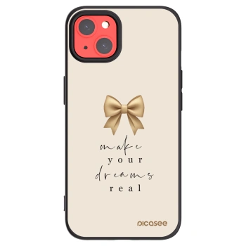 Picasee husă neagră din silicon pentru Apple iPhone 13 - Golden Dream