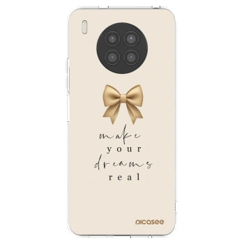 Picasee husă transparentă din silicon pentru Huawei Nova 8i - Golden Dream