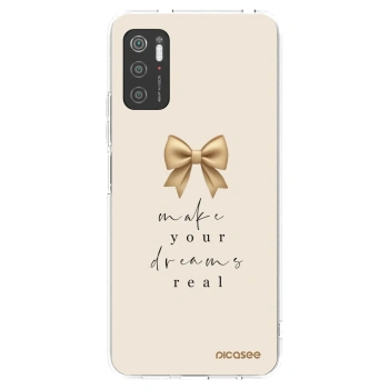 Picasee husă transparentă din silicon pentru Xiaomi Poco M3 Pro 5G - Golden Dream