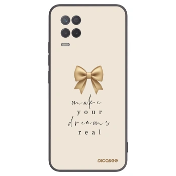 Picasee husă neagră din silicon pentru Realme 8 5G - Golden Dream