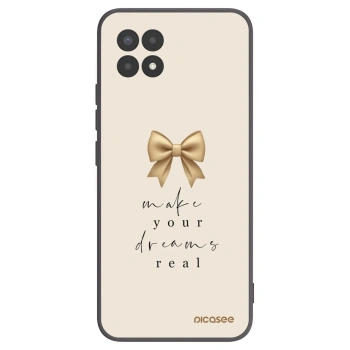 Picasee husă neagră din silicon pentru Realme 8i - Golden Dream