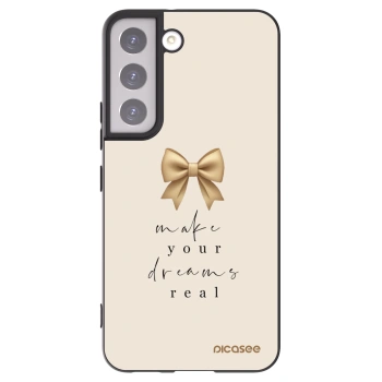 Picasee husă neagră din silicon pentru Samsung Galaxy S22 5G - Golden Dream
