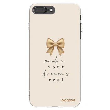Picasee husă transparentă din silicon pentru Apple iPhone 7 Plus - Golden Dream