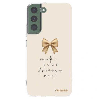 Picasee husă transparentă din silicon pentru Samsung Galaxy S22+ 5G - Golden Dream