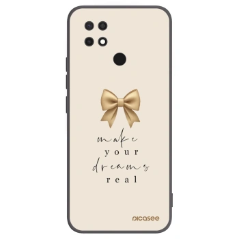 Picasee husă neagră din silicon pentru Xiaomi Redmi 10C - Golden Dream