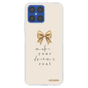 Picasee husă transparentă din silicon pentru Honor X8 4G - Golden Dream