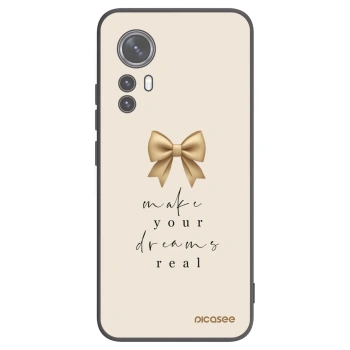 Picasee husă neagră din silicon pentru Xiaomi 12X - Golden Dream