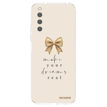 Picasee husă transparentă din silicon pentru Sony Xperia 10 IV 5G - Golden Dream