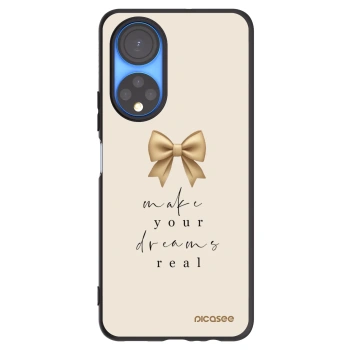 Picasee husă neagră din silicon pentru Honor X7 - Golden Dream