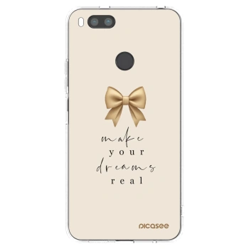 Picasee husă transparentă din silicon pentru Xiaomi Redmi A1 - Golden Dream