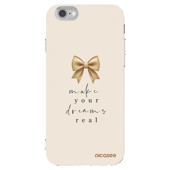 Picasee husă transparentă din silicon pentru Apple iPhone 6/6S - Golden Dream