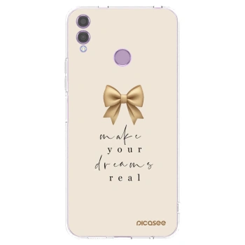 Picasee husă transparentă din silicon pentru Honor 8X - Golden Dream