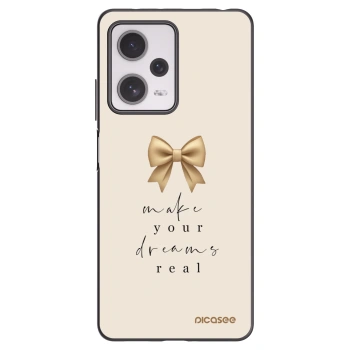 Picasee husă neagră din silicon pentru Xiaomi Redmi Note 12 Pro+ 5G - Golden Dream