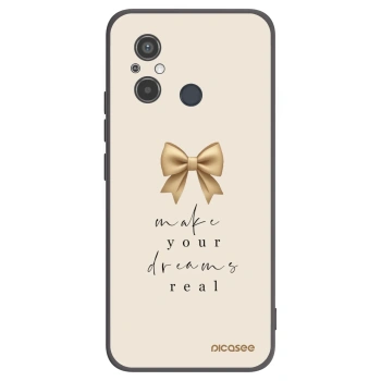 Picasee husă neagră din silicon pentru Xiaomi Redmi 12C - Golden Dream