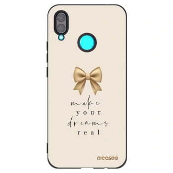 Picasee husă neagră din silicon pentru Huawei Nova 3 - Golden Dream