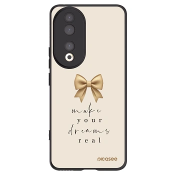 Picasee husă neagră din silicon pentru Honor 90 5G - Golden Dream