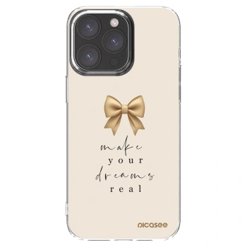 Picasee husă transparentă din silicon pentru Apple iPhone 15 Pro Max - Golden Dream
