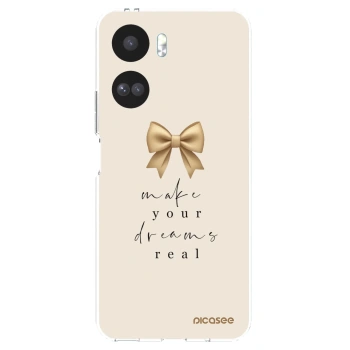 Picasee husă transparentă din silicon pentru Honor 90 Lite 5G - Golden Dream