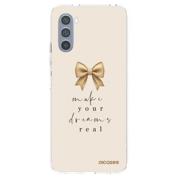Picasee husă transparentă din silicon pentru Motorola Moto G62 - Golden Dream