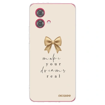 Picasee husă transparentă din silicon pentru Motorola Moto G84 5G - Golden Dream