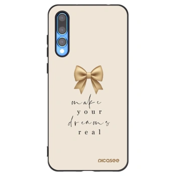 Picasee husă neagră din silicon pentru Huawei P20 Pro - Golden Dream