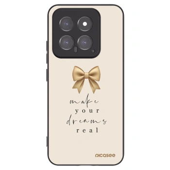 Picasee husă neagră din silicon pentru Xiaomi 14 - Golden Dream