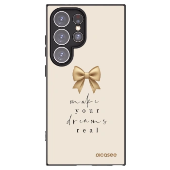 Picasee husă neagră din silicon pentru Samsung Galaxy S24 Ultra S928B 5G - Golden Dream